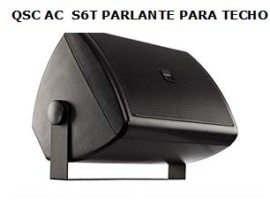 QSC AC  S6T PARLANTE PARA TECHO COLOR NEGRO