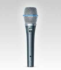 Micrófono Alámbrico SHURE Serie BETA Mod.87A- Voces (Profesional) 