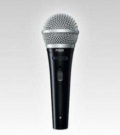 Micrófono Alámbrico SHURE Semi-Profesional PGA-58 (Voces)