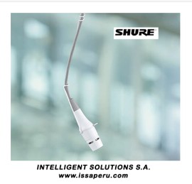 Micrófono Alámbrico SHURE Centraverse Suspendido CVO-W color blanco